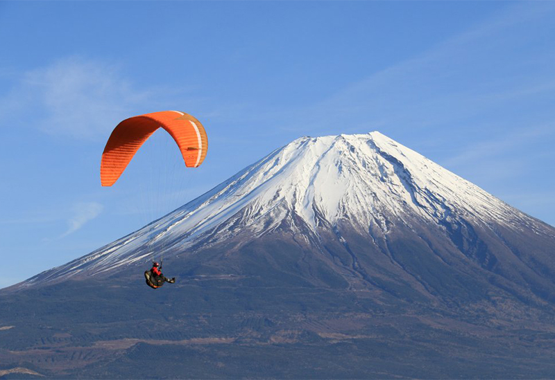 富士山パラグライダー体験